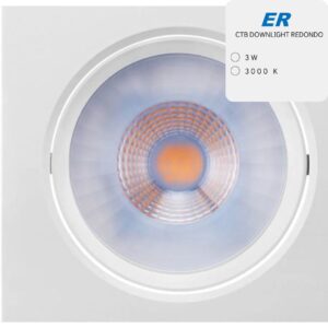 CTB DOWNLIGHT REDONDO 3W 3000K