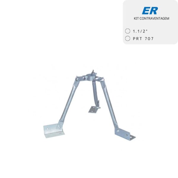 PARATEC KIT CONTRAVENTAGEM 1.1/2" (CONJUNTO ESTAIS)