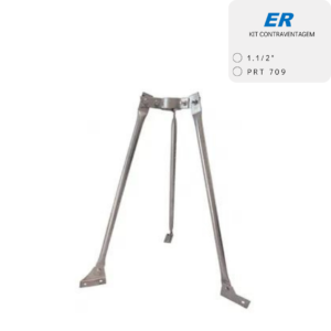 PARATEC KIT CONTRAVENTAGEM 2" PRT709 (CONJUNTO ESTAIS)
