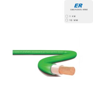 CABO FLEXIVEL 1KV 10,0MM VD COBRECOM/CONDUSCABOS/SIL