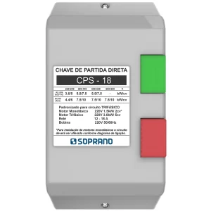 SOPRANO CHAVE DE PARTIDA 15CV 220V