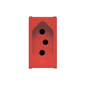 SOPRANO ILUS TOMADA 2P+T 20A VERMELHA 5UB99008