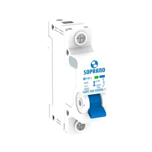 SOPRANO DISJUNTOR MONO 4A DIN CURVA C 6/10KA SHB1 05121.4004.11