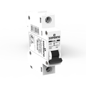 SOPRANO DISJUNTOR MONO 6A DIN CURVA C 3/5KA SHB1 0521.0006.11