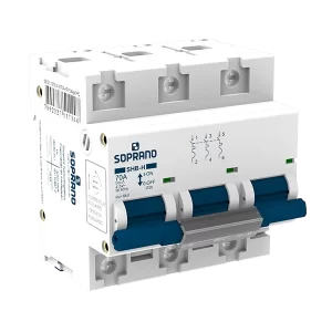 SOPRANO DISJUNTOR TRI 125A DIN CURVA C 6/10KA SHB3 05121.1125.31