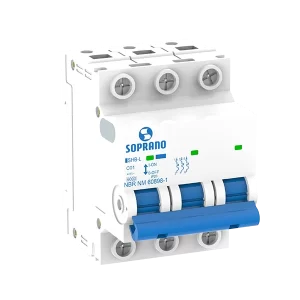 SOPRANO DISJUNTOR TRI 4A DIN CURVA C 6KA SHB3 05121.4004.31